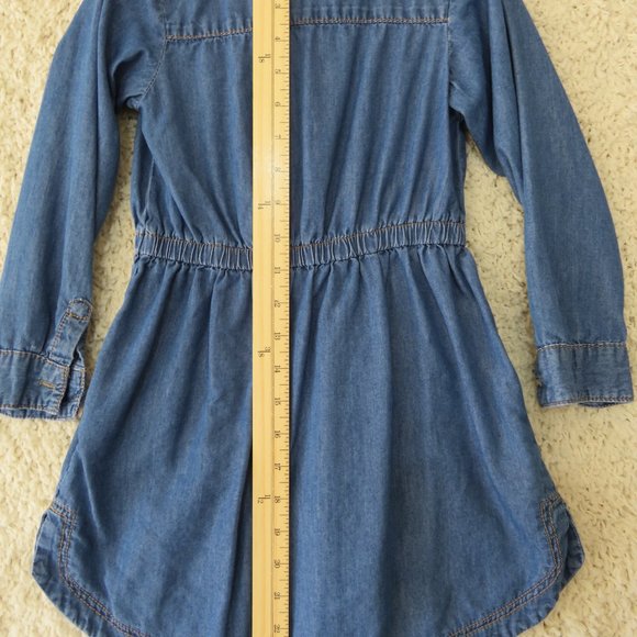 Carter's‎ Kid Youth Long Sleeve, Half Button-Up Dress Size 6X - Picture 9 of 11